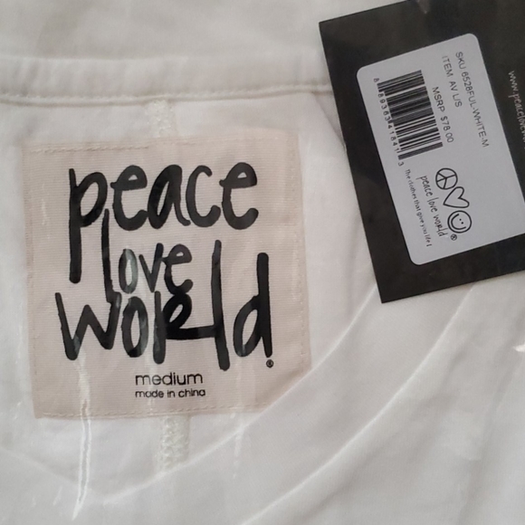 Peace Love World Top - Picture 6 of 7